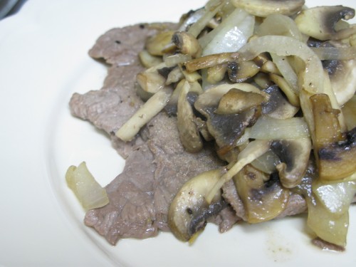 Recipes for steak with sauteed mushrooms